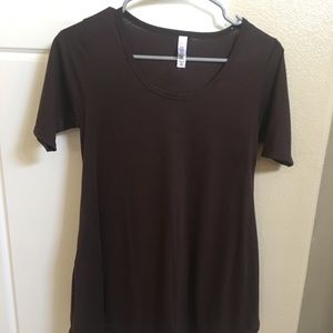 Chocolate Brown LulaRoe Perfect T